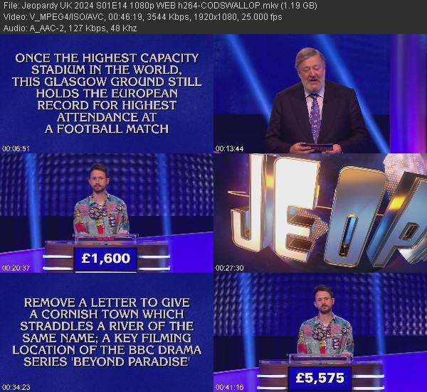 [Multi] Jeopardy UK 2024 S01E14 1080p WEB h264CODSWALLOP WAREZV3