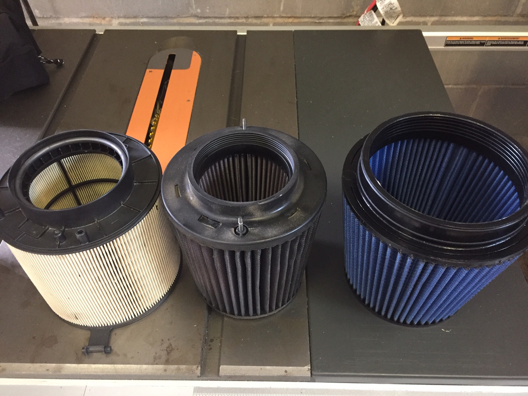 aFe filter in stock airbox