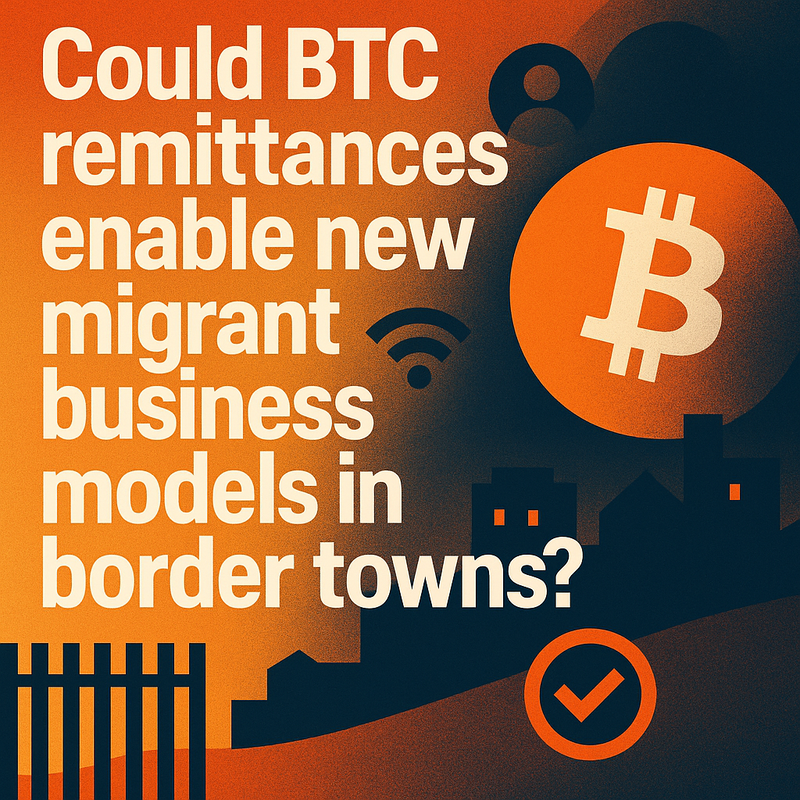 Could BTC remittances enable new migrant business models in border towns?