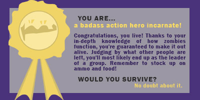 would you survive the apocalypse? i survived because im a badass action hero incarnate