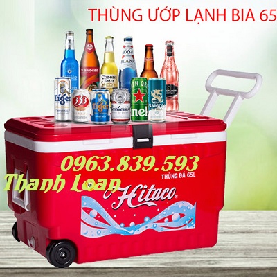 Thùng đá nhựa dung tích 6L đến 200L, thùng đá có quai, thùng ướp lạnh. Lh 0963 839 593 Ms.Loan Thung-dung-da-hitaco-65-L-do