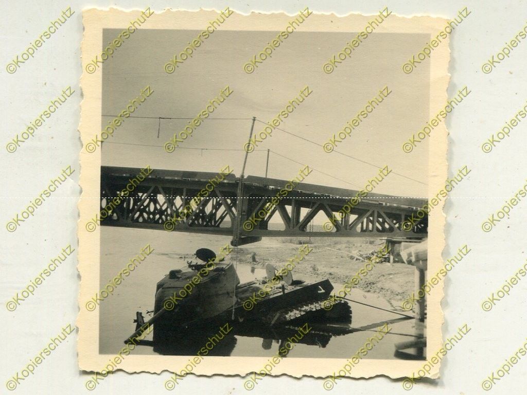 Foto, Wehrmacht, zerstörter Panzer der Russen, Wersch Orscha, Ru