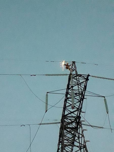 Замена грозотроса на ЛЭП 500 кВ — результат после работ