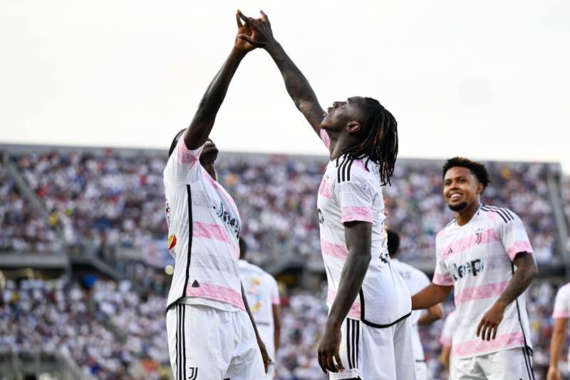 Juventus Real Madrid 3 1 con Kean Weah e Vlahovic