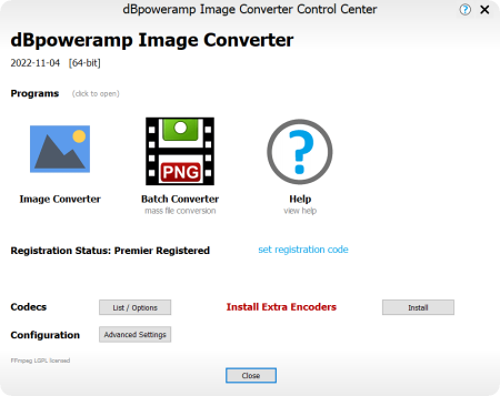 dBpoweramp Image Converter Premier R2022.11.04