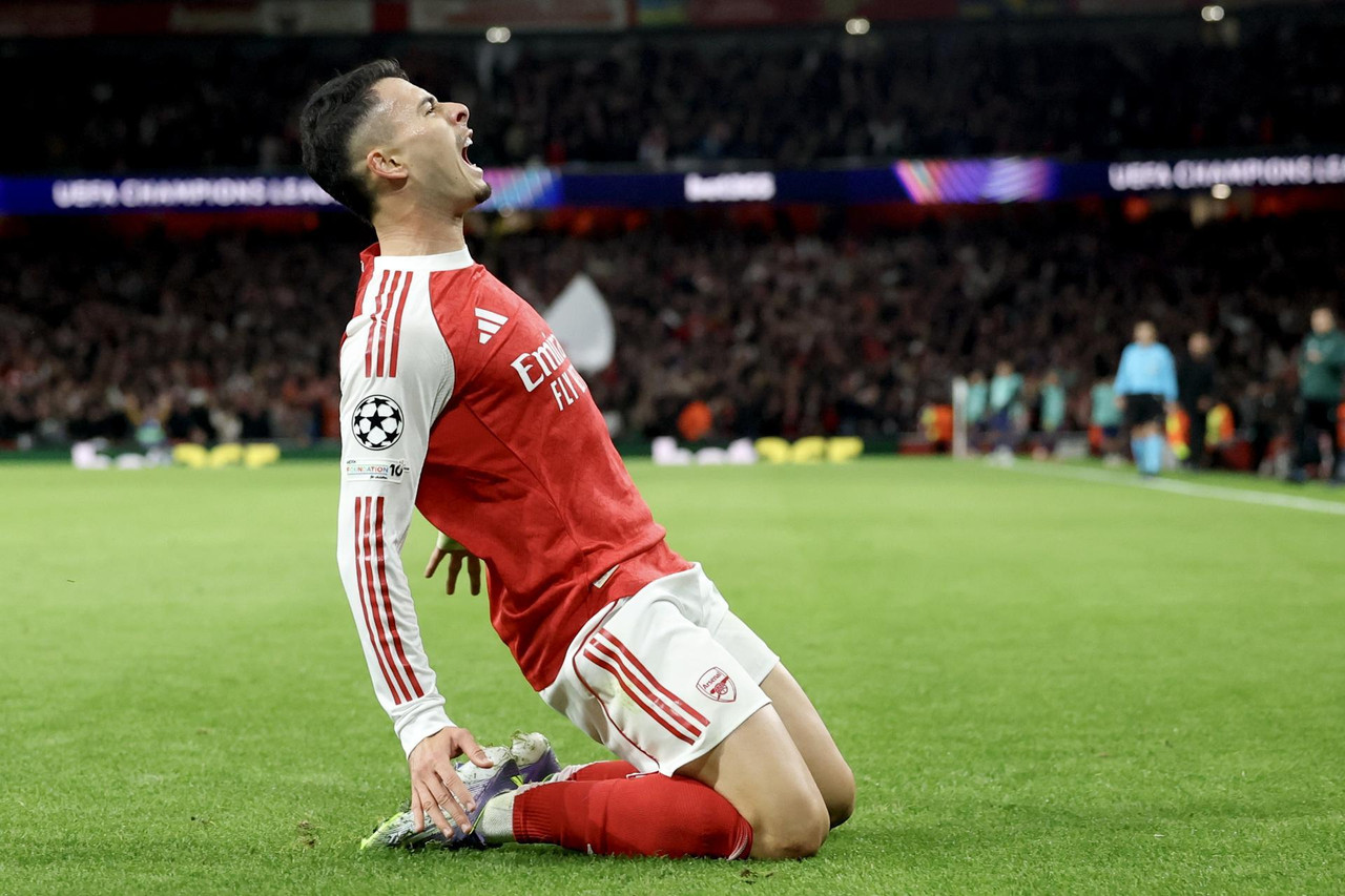 Gabriel Martinelli est le numéro un des champions d'Arsenal.