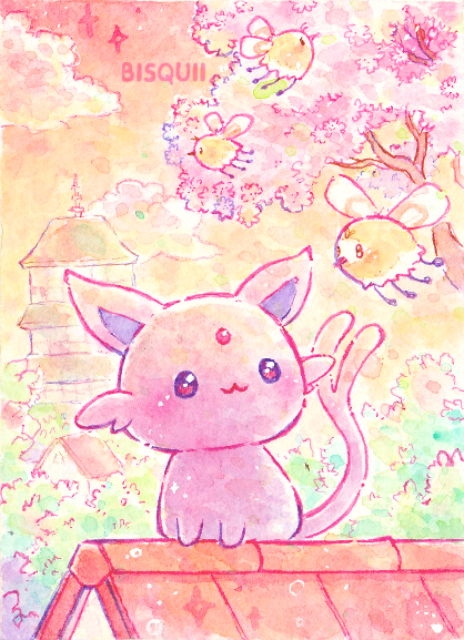 espeon-and-cutiefly-pokemon-drawn-by-bis