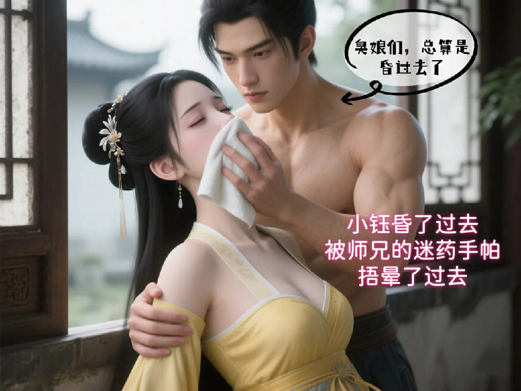 氯仿手帕迷晕美丽的新娘-妹妹篇150P 90MB (6)