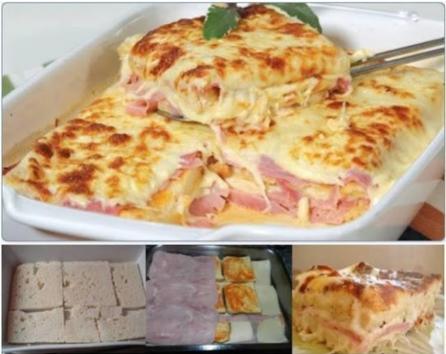 Sandwich-Lasagne in 15 Minuten