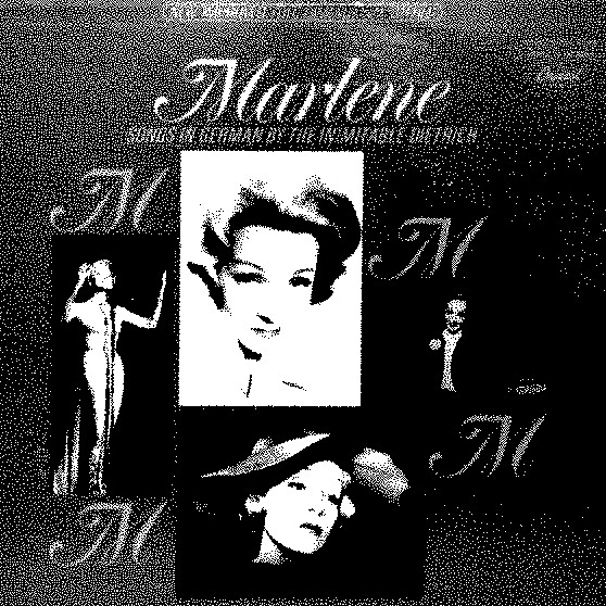 SONGS IN GERMAN BY THE INIMITABLE DIETRICH by MARLENE DIETRICH