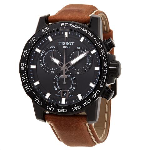 tissot supersport chronograph quartz black dial mens watch t1256173605101 t1256173605101