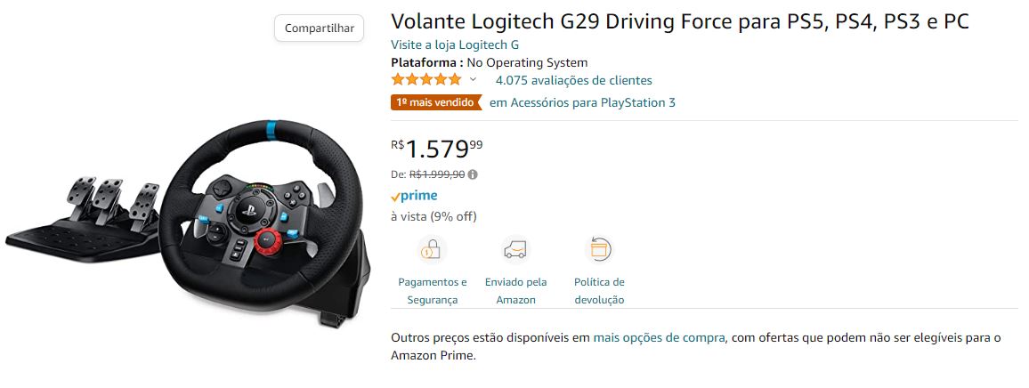 Review  Volante Logitech G29 + Câmbio Driving force Shifter após mais de 1  ano de uso. Valeu? 