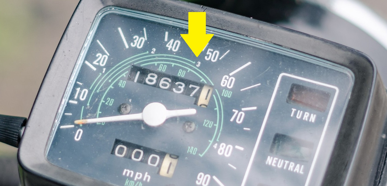 CD185 speedo rpm