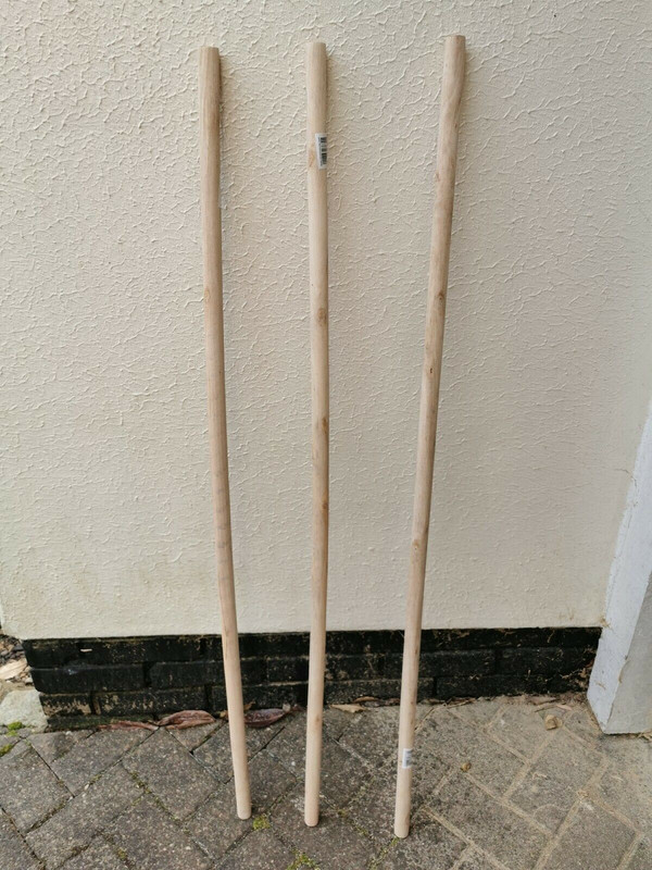 Wooden Broom Handles 4FT/120cm x 24mm 15/16" Replacement Poles X3 SECONDS eBay