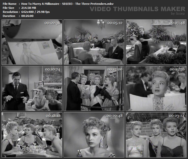 How To Marry A Millionaire - S01E03 - The Three Pretenders.mkv