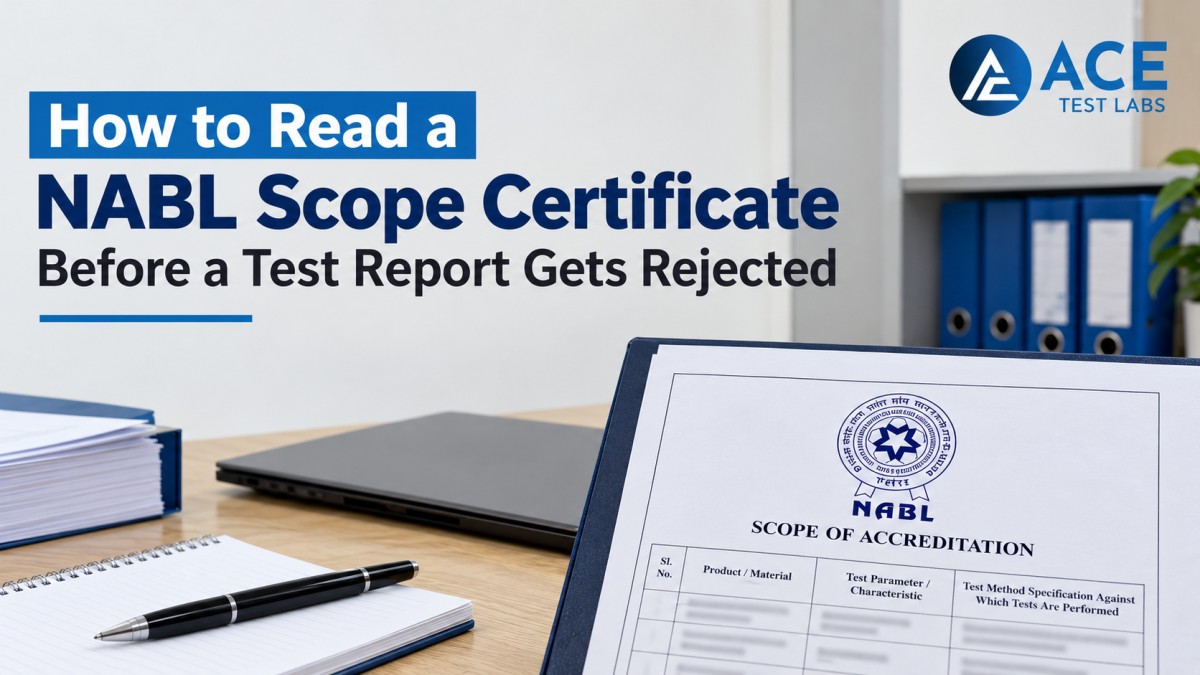 How to Read a NABL Scope Certificate Before a Test Report Gets Rejected