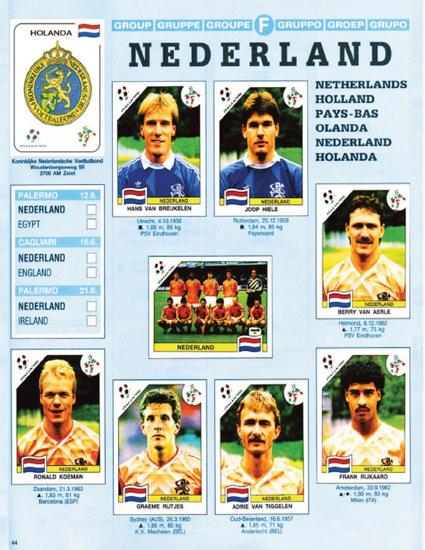 Album Panini Italia 1990-46
