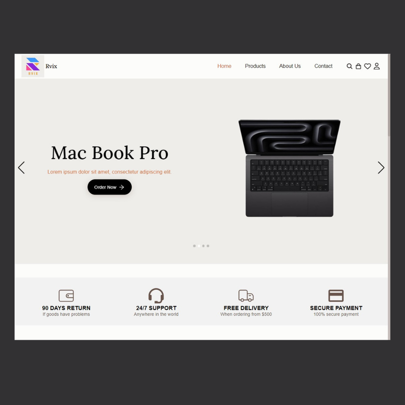 Rivix Electronics E-Commerce