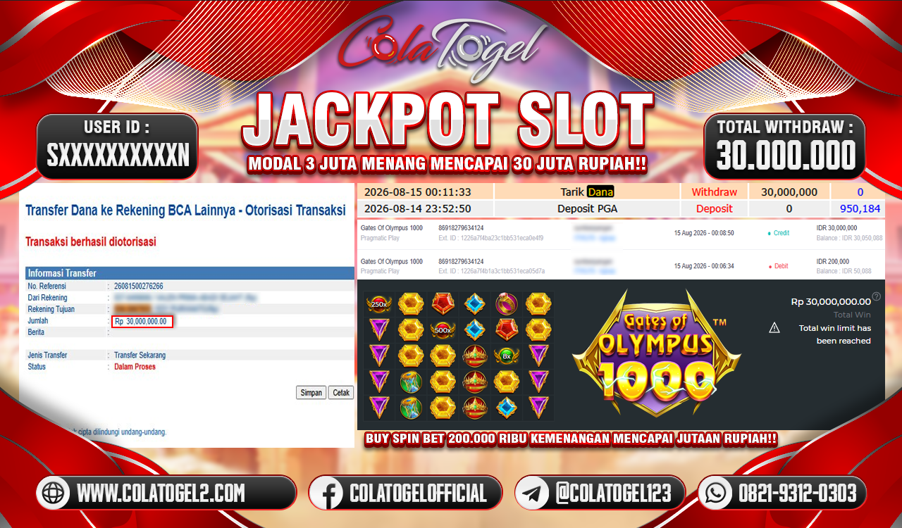 JACKPOT SLOT GACOR!!