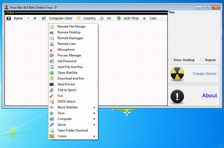 Virus Rat v8.0 Beta