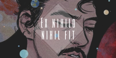 Ex nihilo nihil fit