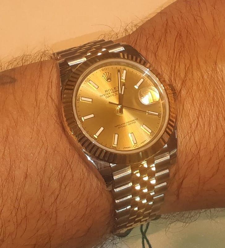 The first time ever I... put a Rolex on my wrist./or does this make my wrist  look small? | WatchUSeek Watch Forums