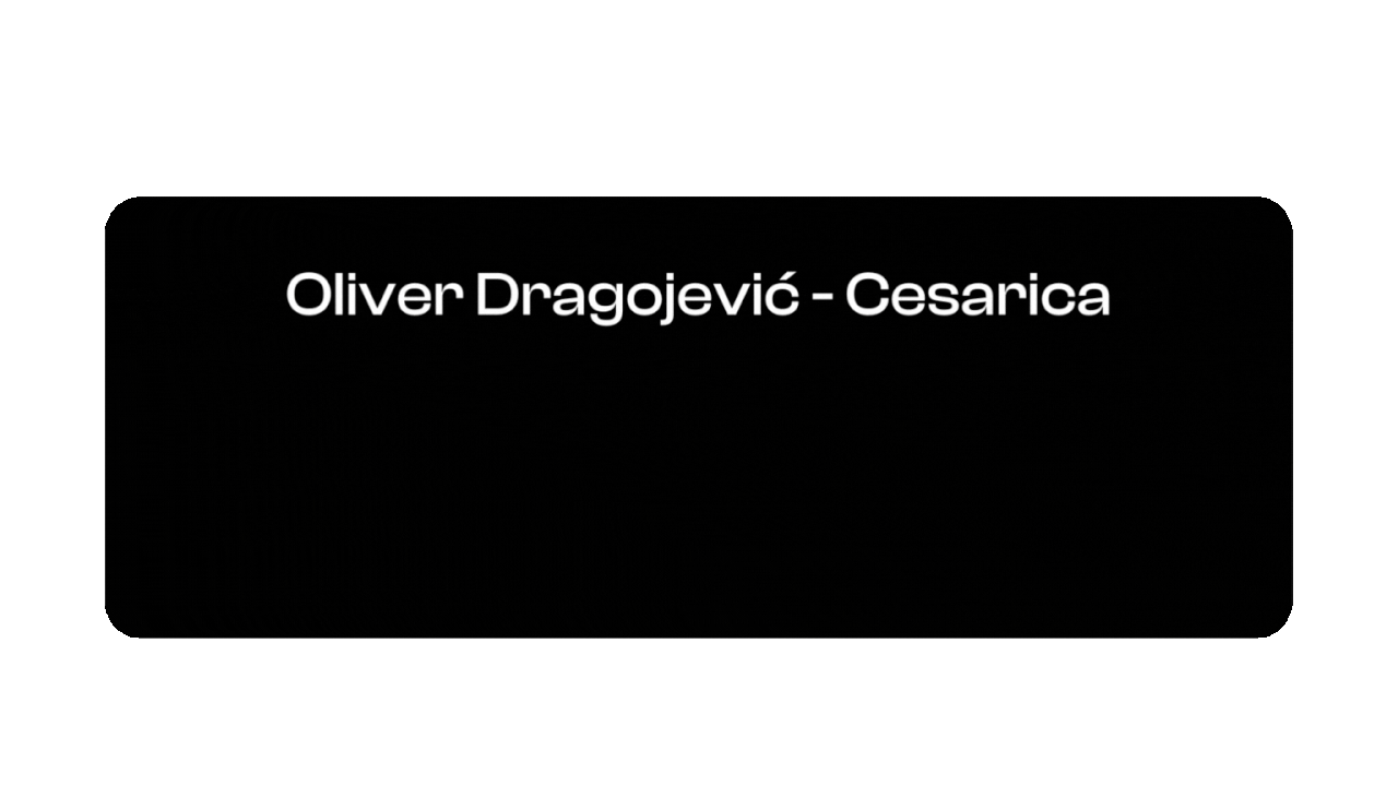 Oliver Dragojević