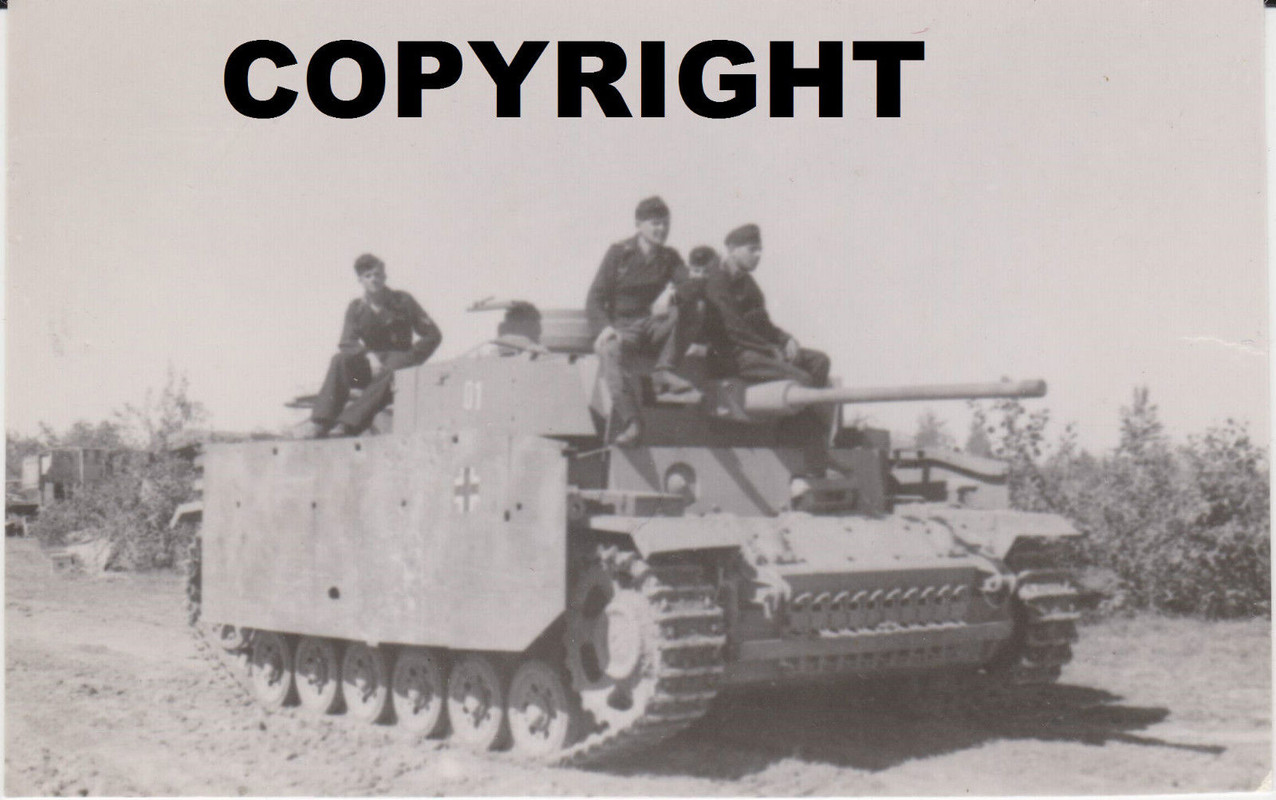 Orig.Foto Panzer III Langrohr Seitenschürzen Afr