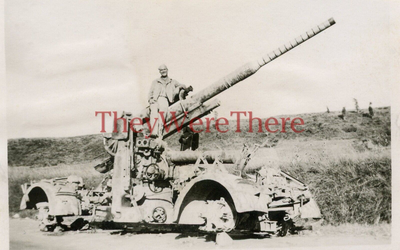 German truck mounted flak gun.  (1)