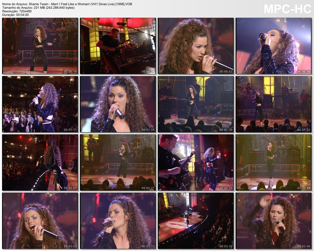 Shania Twain - Man! I Feel Like a Woman! (VH1 Divas Live) [1998]