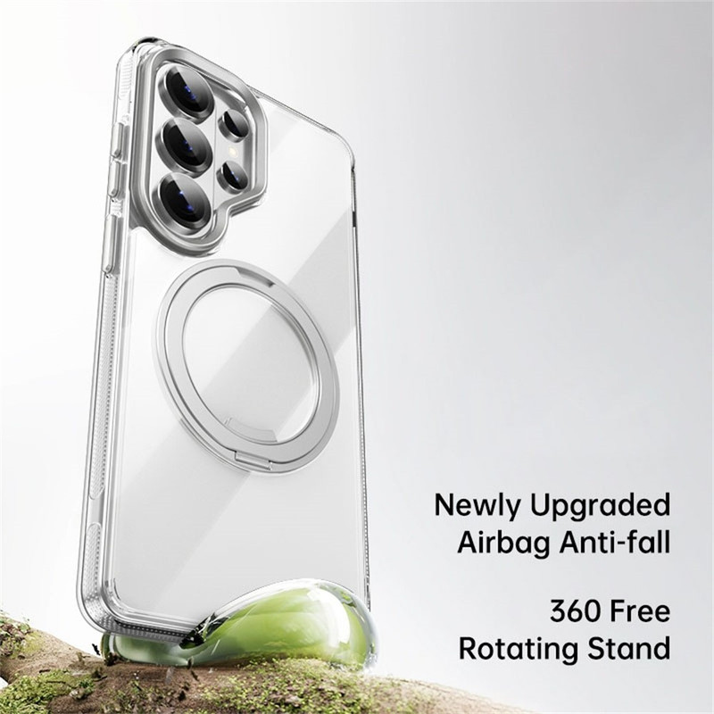 Husa Samsung S26 Ultra ProRing, Magnetica cu Stand Integrat, Compatibila MagSafe, Antisoc, Inel de Prindere, Incarcare Wireless, Protectie Camera, Antisoc, Alb 6601198378D 2