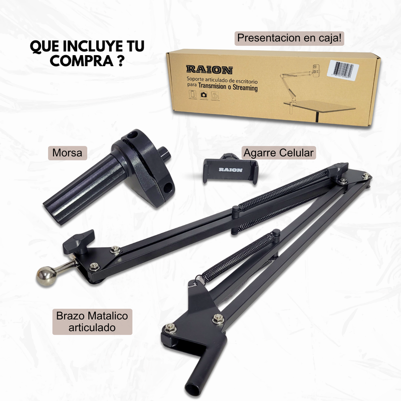 Soporte RAION original - presentaci&oacute;n principal