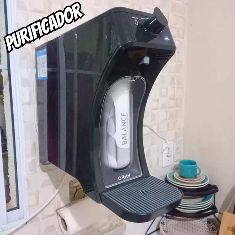 Purificador Refrigerado New E-due Equilibrium Grafite Full Range