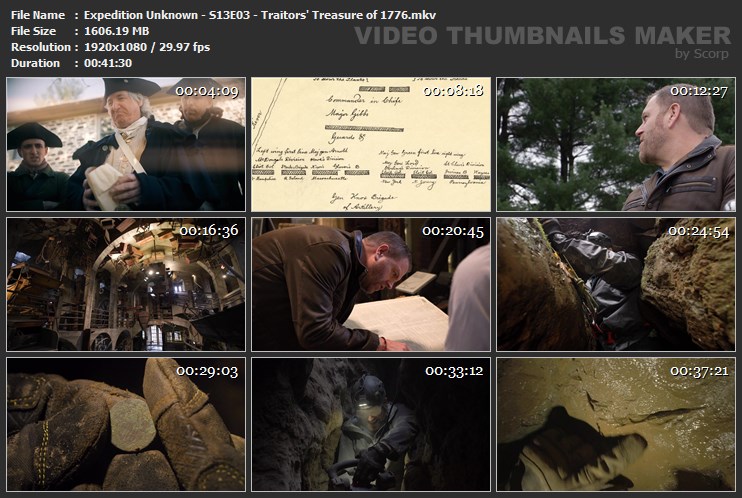 Expedition Unknown - S13E03 - Traitors' Treasure of 1776.mkv