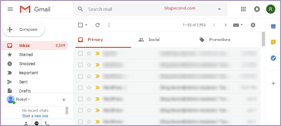 Tampilan Gmail Baru