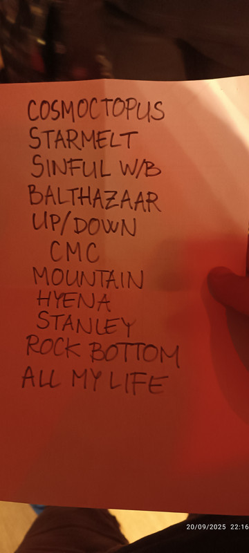 Setlist