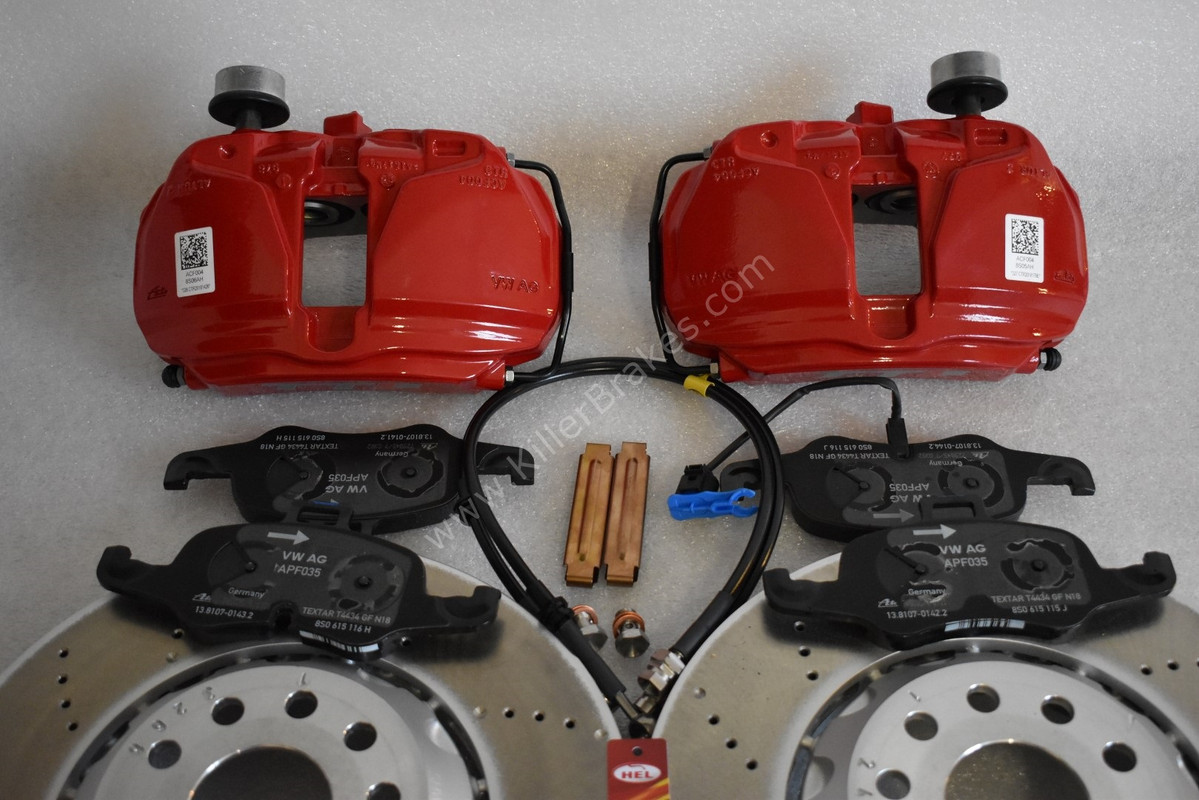 Audi TTS 8S 4Pot Brake kit Upgrade ClubSport brake discs NEW Red