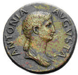 Glosario de monedas romanas. PEINADOS. 7