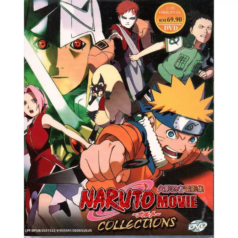 Naruto Movie Collection Box Set (11 Movies) with English Dubbed