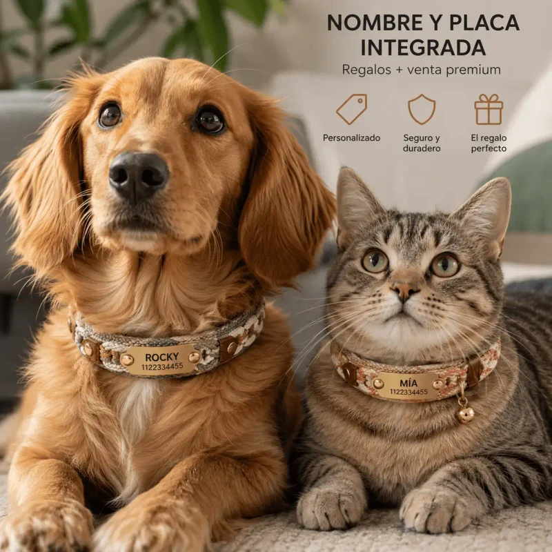 Collares con Placa