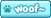 woof~ blue cyan