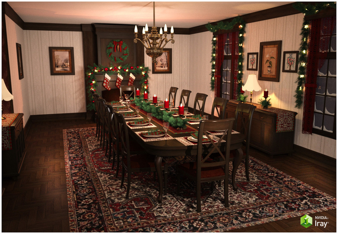 Christmas Dining Room