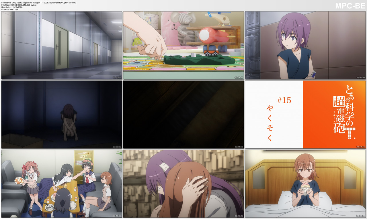[HR] Toaru Kagaku no Railgun T - S03E15 [1080p HEVC] HR-MF.mkv_thumbs