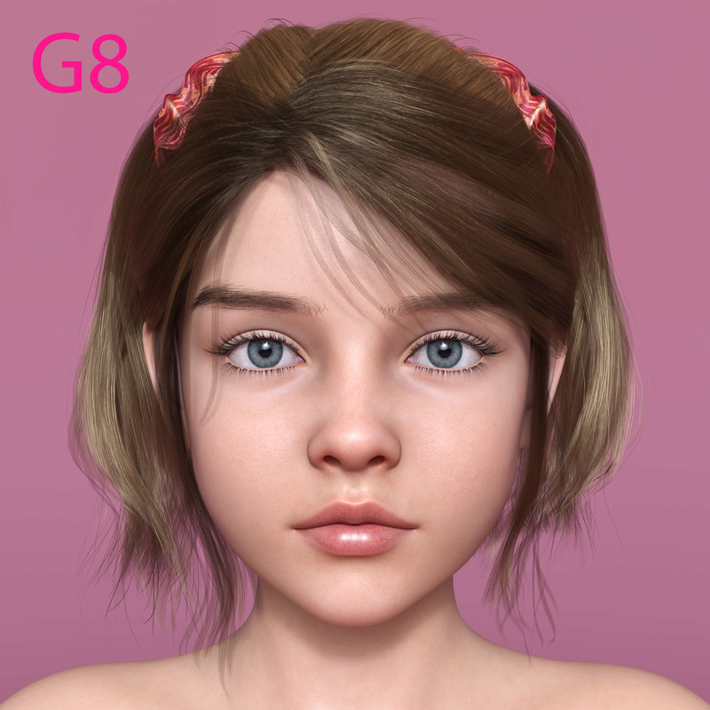 Kk Sasha Character for Genesis 8,8.1 Female