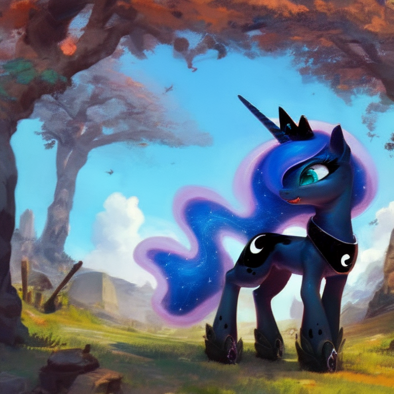 08390-2203770202-(score_9_1.1), feral pony Princess Luna outdoors