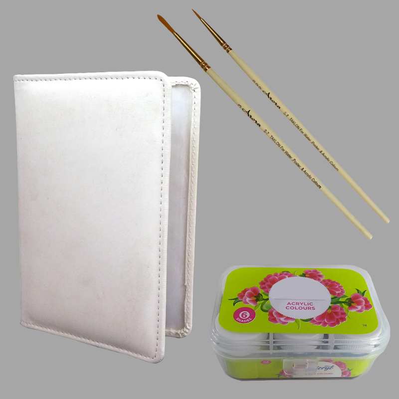 Pichwai Painting on Passport Cover DIY Kit 