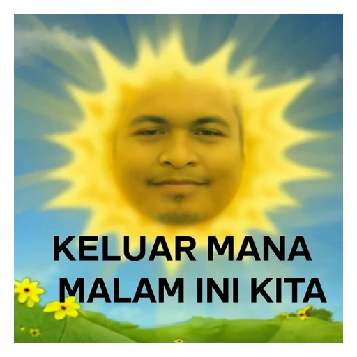 Zombie seram dengan topi konyol