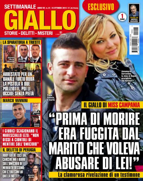 Giallo - 16 Ottobre 2019