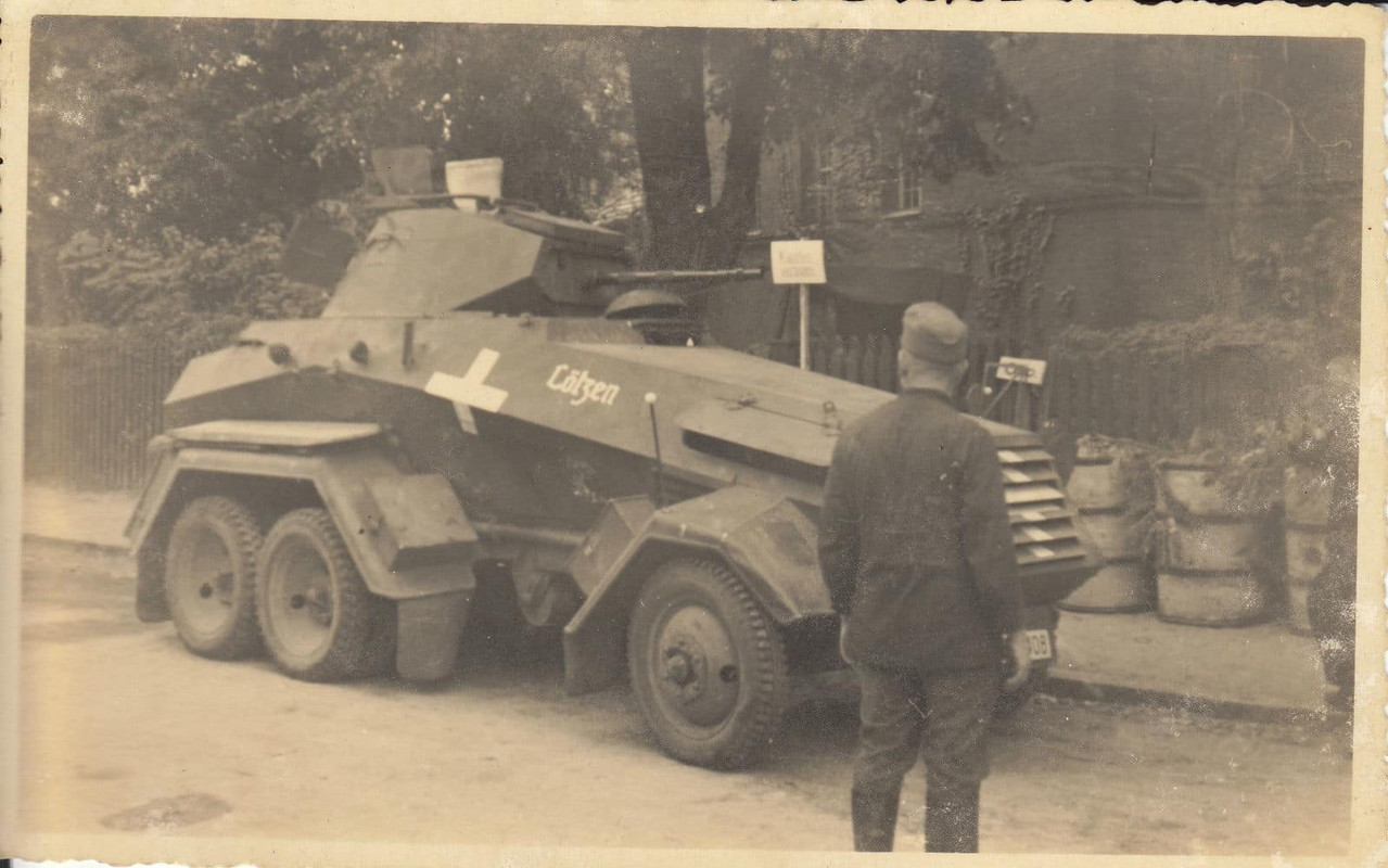 Original foto Panzerspähwagen SdKfz 231 (6 Rad) 