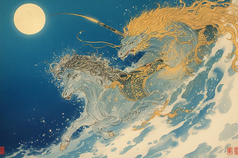 Arrival-of-Centaur-1987-Art-by-(19)